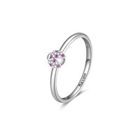 Anello Rosato Donna in Argento Zircone RZA019B - RZA019B